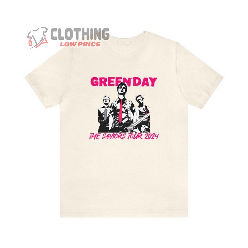 Green Day 2024 Unisex Merch The Saviors Tour 2024 Shirt Green Day