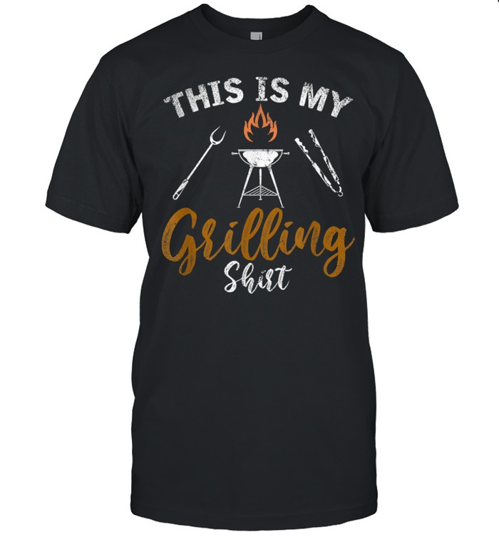 This Is My Grilling  BBQ Party Barbecue shirt Classic Men's T-shirt