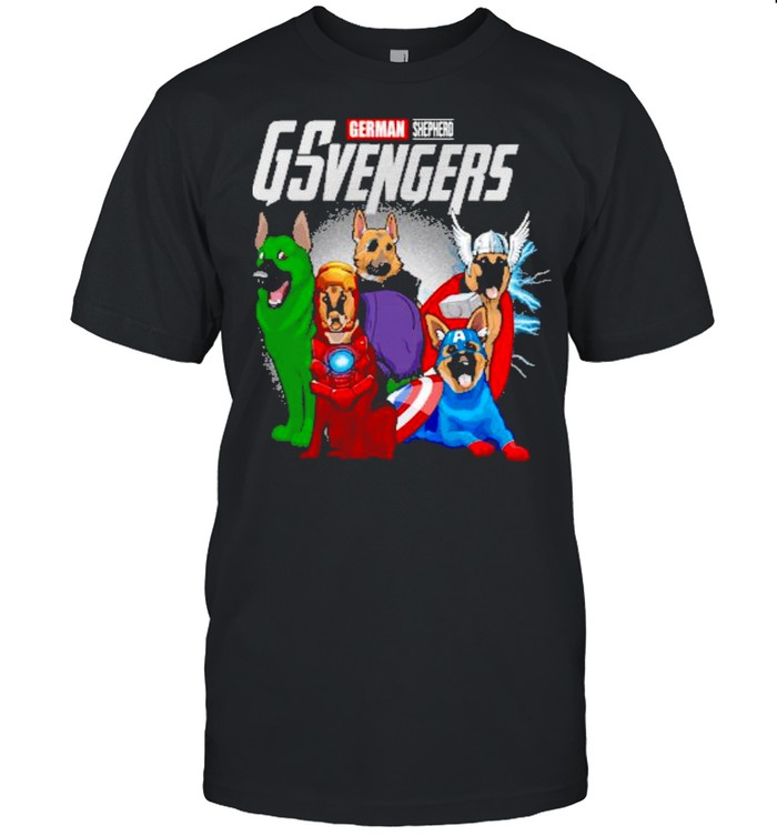 german shepherd avengers t shirt