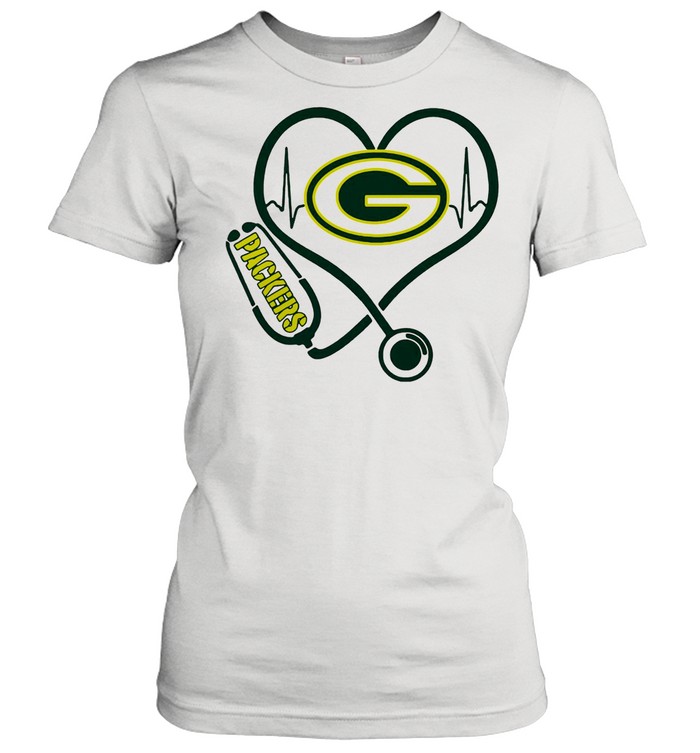 Peace Love Green Bay Packers Logo T-Shirt - Kingteeshop