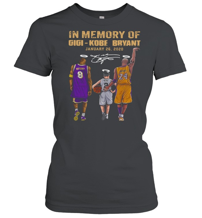 In memory of Gigi Kobe Bryant January 26 2021 shirt Classic Women's T-shirt