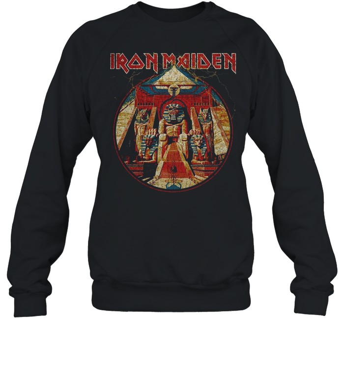 Iron Maiden Powerslave Lightning Circle shirt Unisex Sweatshirt