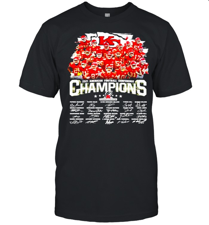 Kansas City Chiefs 2021 American football conference champions shirt