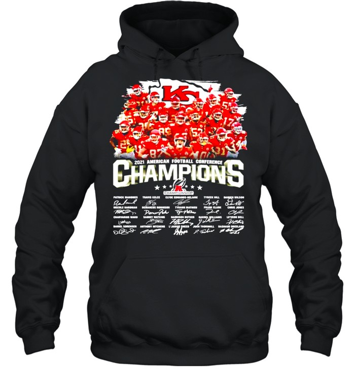 Kansas City Chiefs 2021 American football conference champions shirt Unisex Hoodie