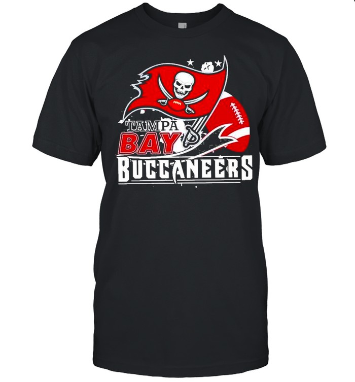 Tampa Bay Buccaneers on an abraded steel texture T-Shirt