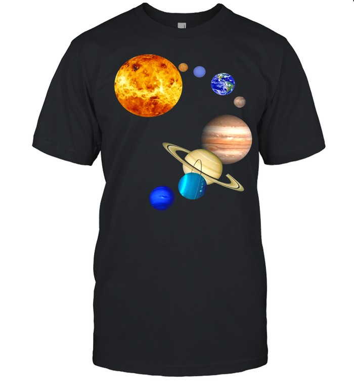 Planets In Solar System Science shirt Classic Men's T-shirt