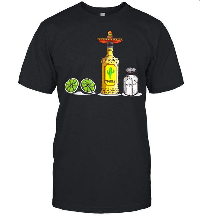 A Bottle Tequila Lemon And Salt Tequila shirt Classic Men's T-shirt