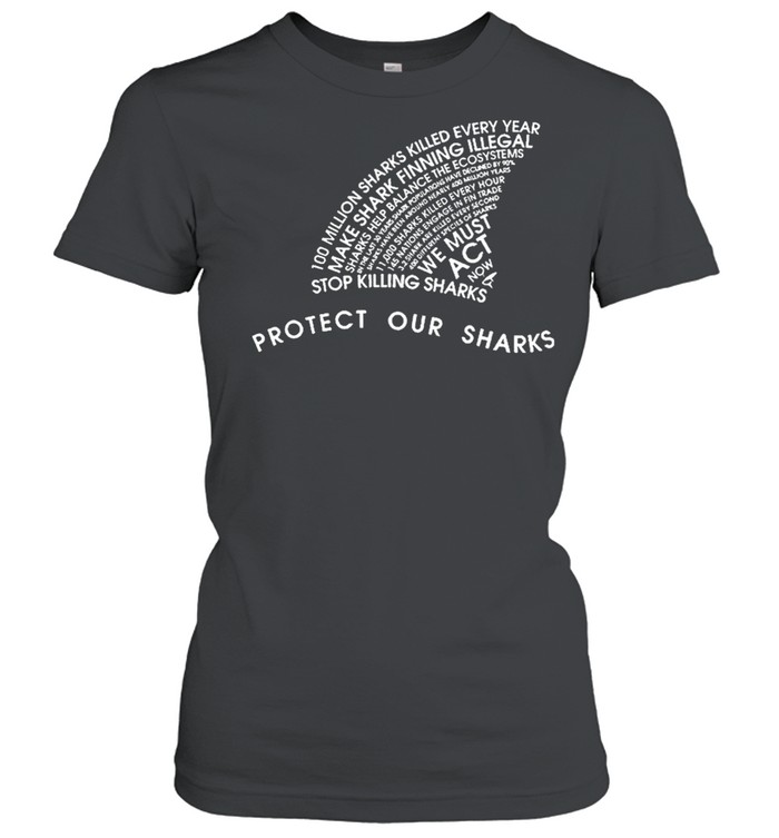 Protect our sharks we must act shirt Classic Women's T-shirt