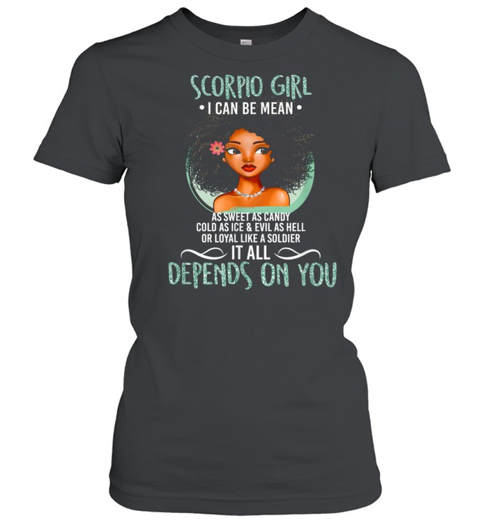 scorpio girl t shirt