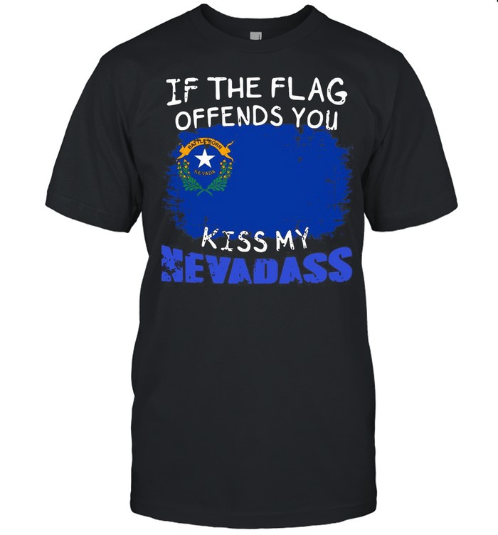 If The Flag Offends You Kiss My Nevada T-shirt Classic Men's T-shirt