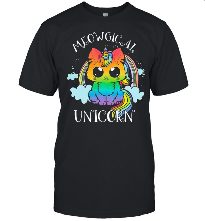 Meowgical Unicorn Funny Shirt