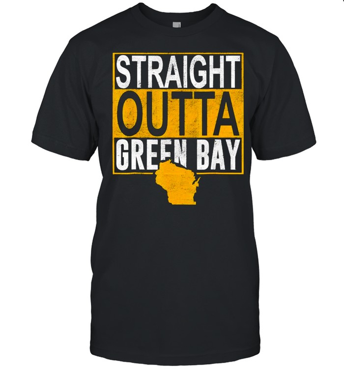 Straight Outta Green Bay Distressed  Classic Men's T-shirt