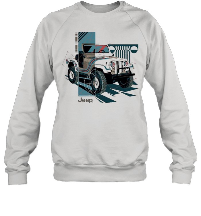 Jeep Wrangler Painted Angles Pullover Shirt - T Shirt Classic