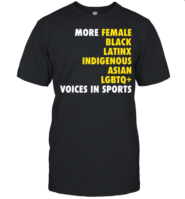 More female black Latinx indigenous Asian LGBT voices in sports shirt Classic Men's T-shirt