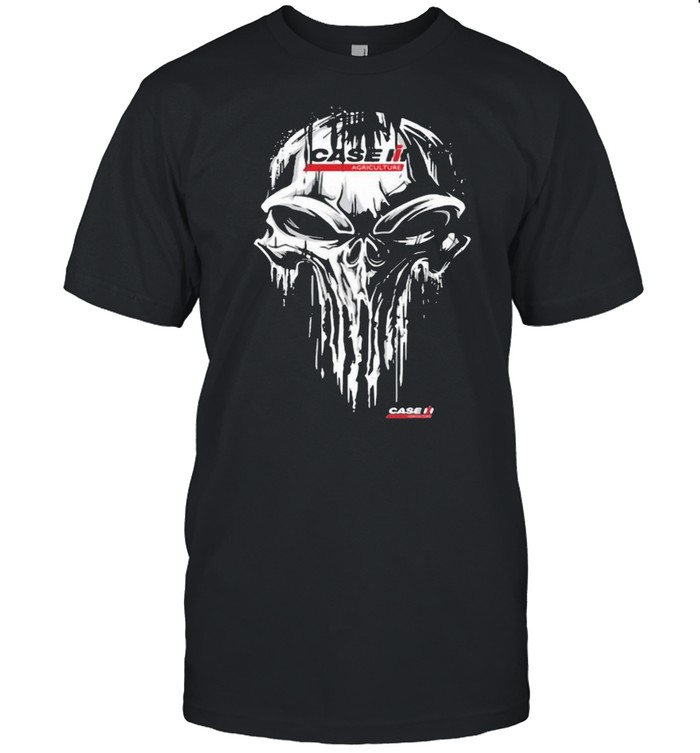 Punisher Skull With Case IH Car Logo Classic Men's T-shirt