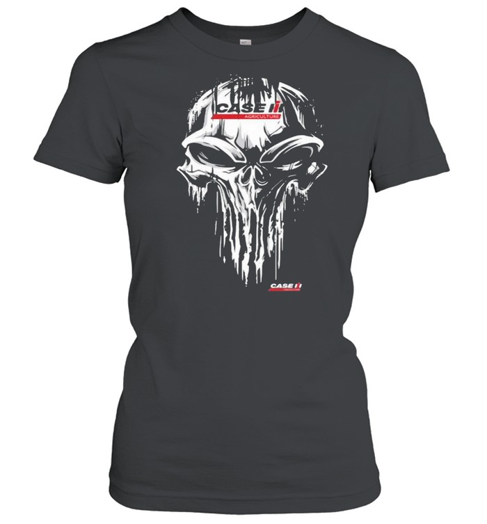 Punisher Skull With Case IH Car Logo Classic Women's T-shirt
