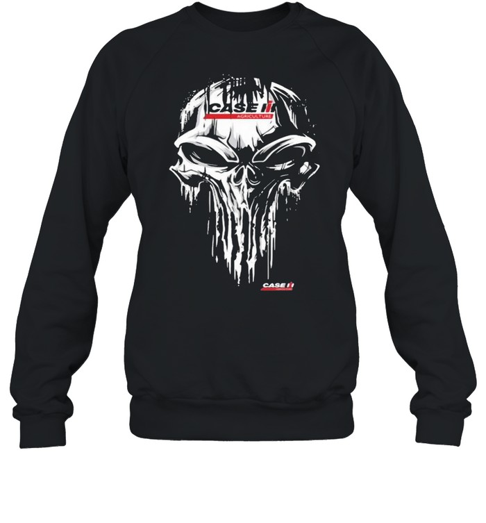 Punisher Skull With Case IH Car Logo Unisex Sweatshirt