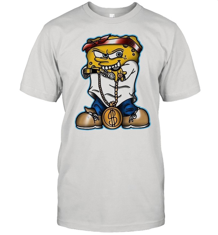 Gangster Spongebob T-shirt Classic Men's T-shirt