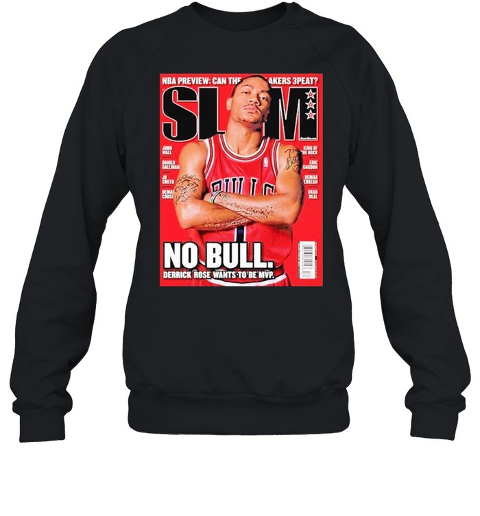 slam derrick rose shirt