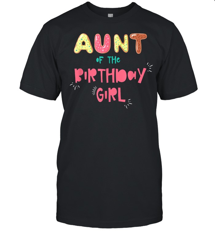 Aunt of the Birthday Girl Family Donut shirt Classic Men's T-shirt