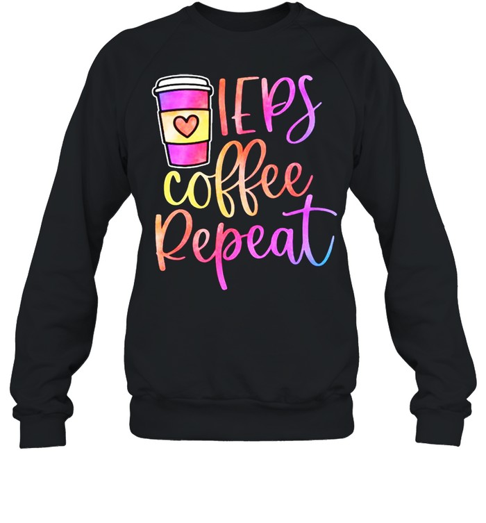 Ieps coffee repeat shirt Unisex Sweatshirt