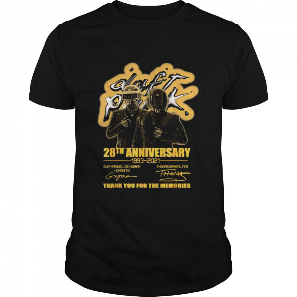28th Anniversary Daft Pulp Punk Signature  Classic Men's T-shirt