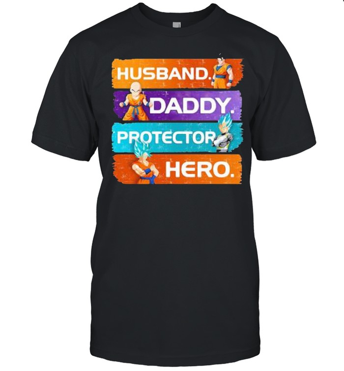 Husband Son Gohan Daddy Protector Hero Son Goku Dragon Ball  Classic Men's T-shirt