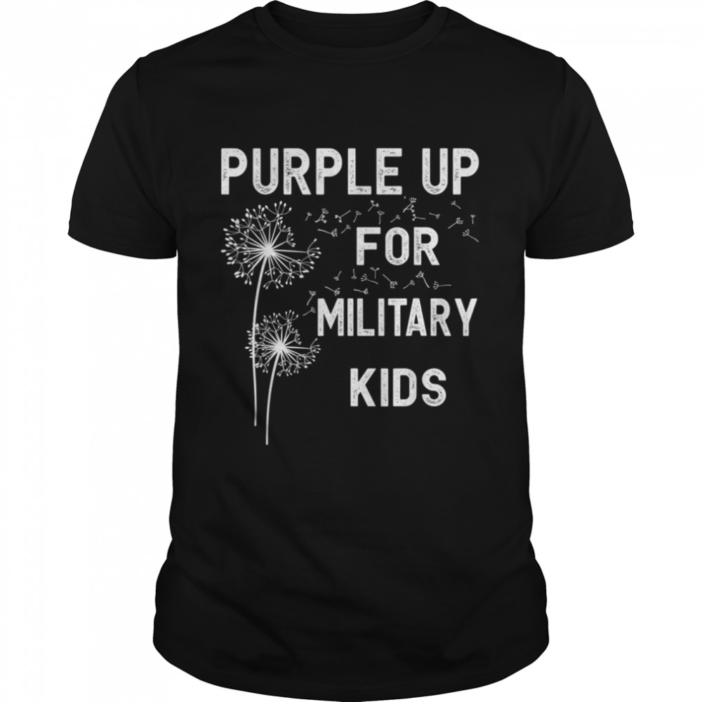 Purple Up for Military Month of the Military Child shirt Classic Men's T-shirt