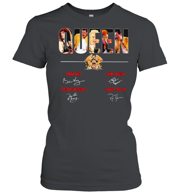 Queen Band Music Signature  Classic Women's T-shirt