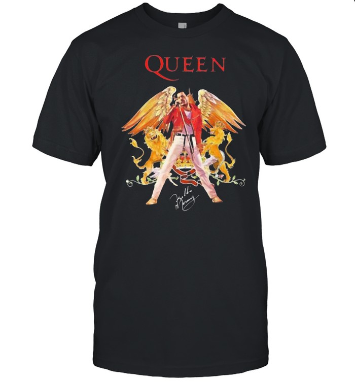 Queen Eagles Lion Signature  Classic Men's T-shirt