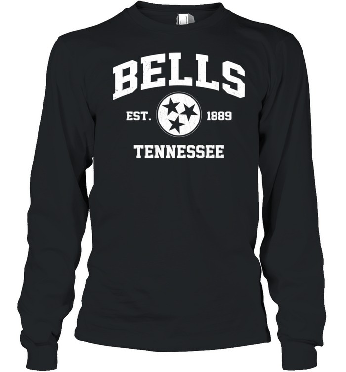 Bells Tennessee TN vintage state Athletic style shirt Long Sleeved T-shirt