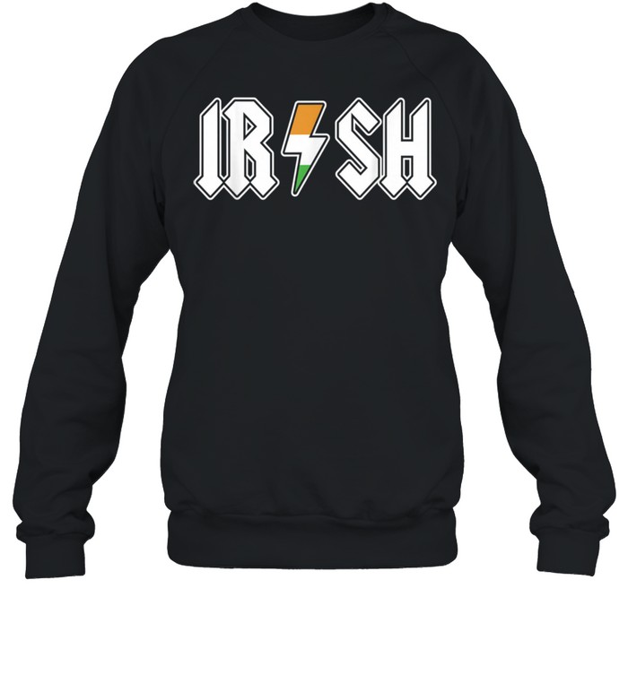 Irish Rock And Roll St Patrick’s Day Outfit Retro Music Band shirt Unisex Sweatshirt