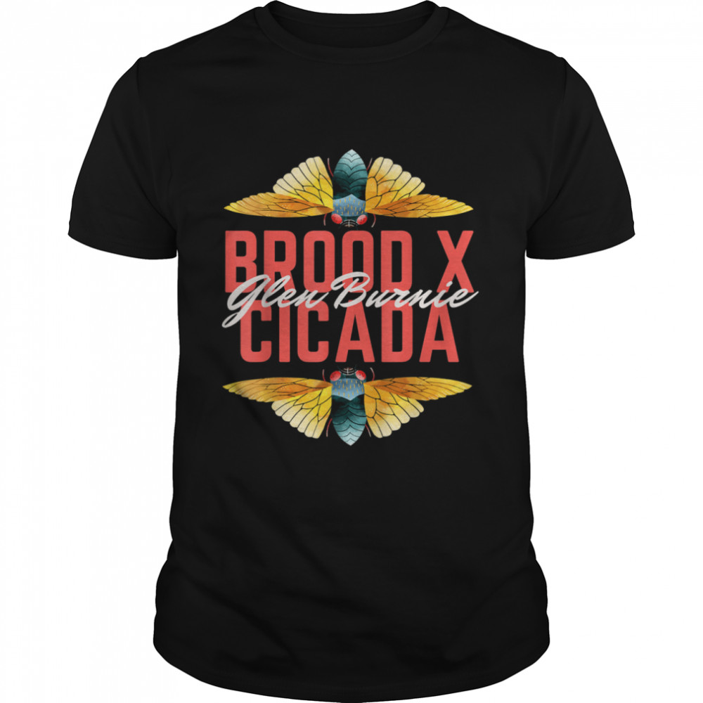 Brood X Cicada Invasion Glen Burnie Maryland Bug 2021 shirt Classic Men's T-shirt
