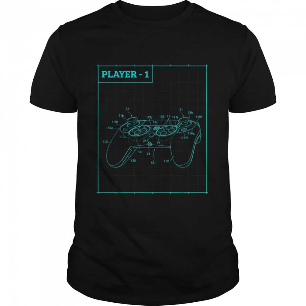Player 1 Retro Gaming Creators shirt Classic Men's T-shirt