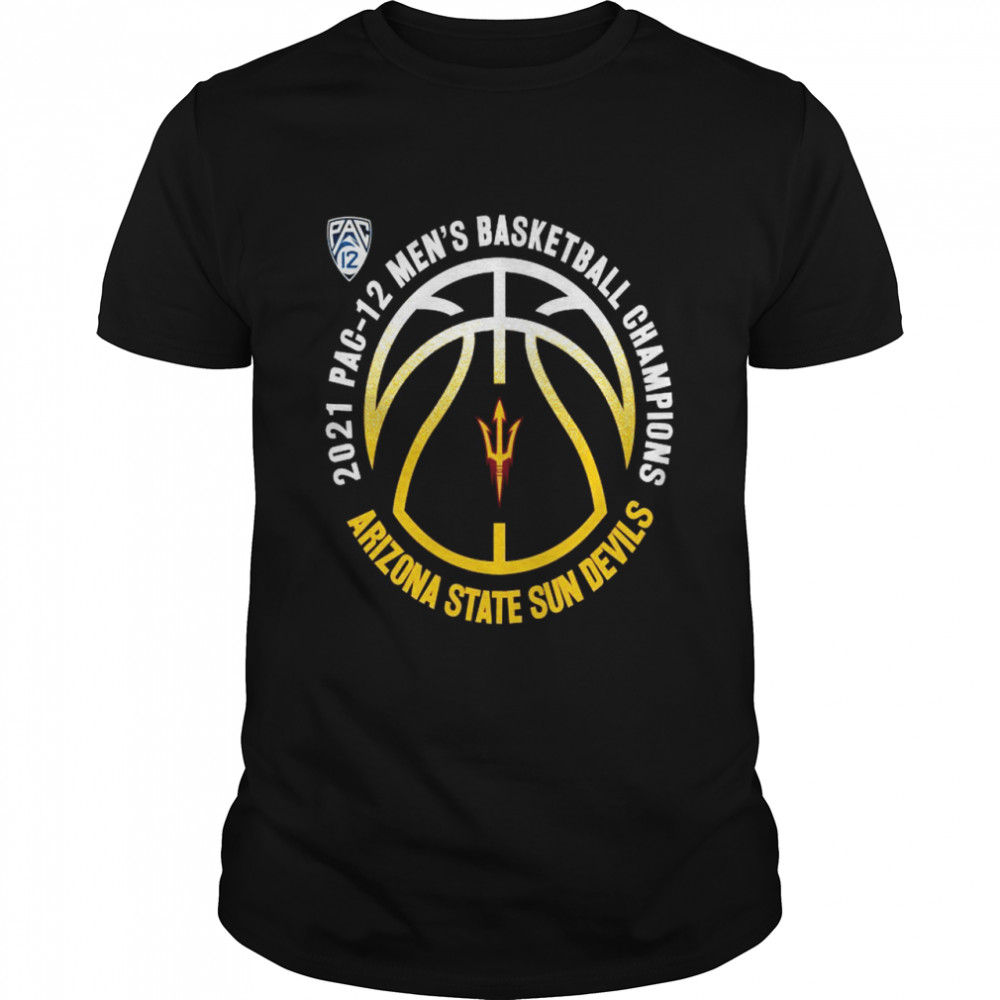 Arizona State Sun Devils 2021 PAC-12 men’s basketball champions shirt Classic Men's T-shirt