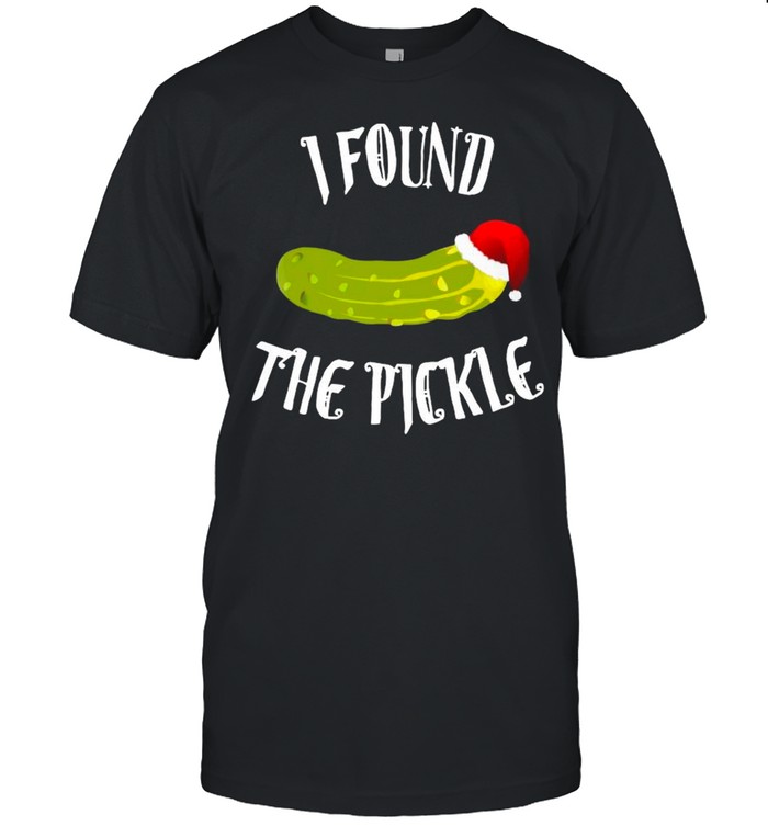 I Found It Pickle Christmas Swea tshirt Classic Men's T-shirt