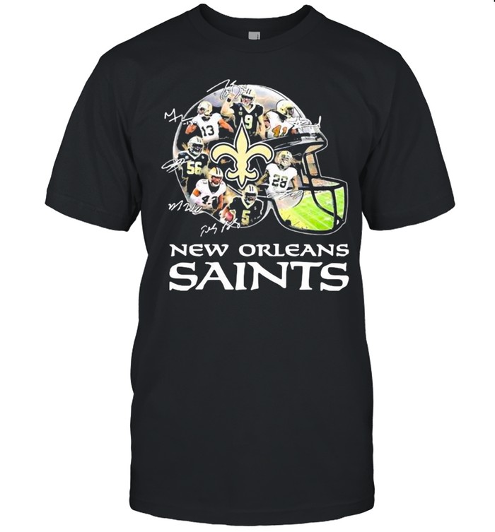 New Orleans Saints Team Football Players Signature shirt Classic Men's T-shirt