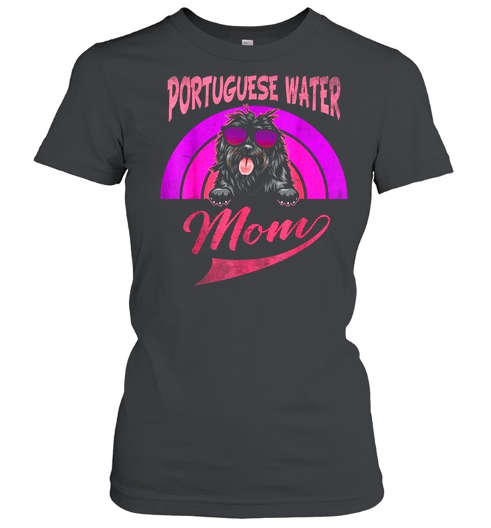 Vintage Portuguese Water Mom Mother’s Day  Classic Women's T-shirt