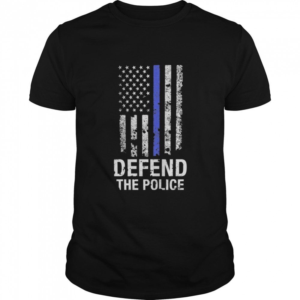 Defend The Police Flag  Classic Men's T-shirt