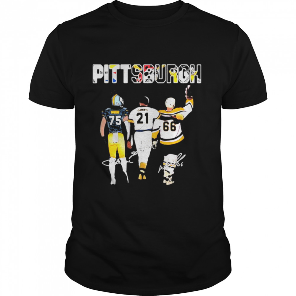 Football Champion Pittsburgh Signature  Classic Men's T-shirt