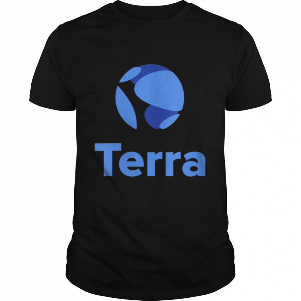 Terra LUNA Logo Image Cryptocurrency  Classic Men's T-shirt