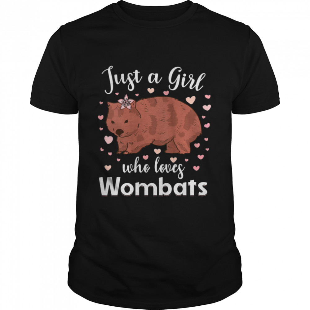 Wombat Love Marsupial Australia Girl  Classic Men's T-shirt