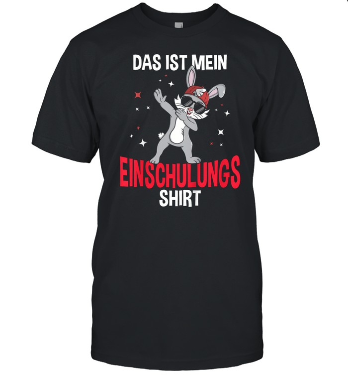 Dabbing Hase Einschulung Kaninchen Schulkind Erstklässler shirt Classic Men's T-shirt