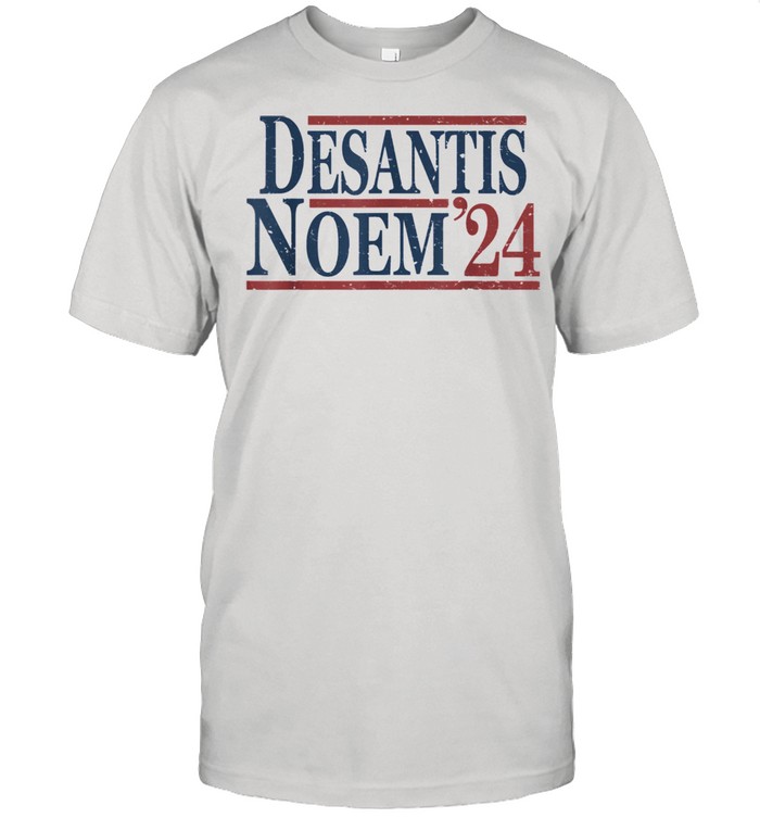 Vintage Ron DeSantis Kristi Noem 2024  Classic Men's T-shirt