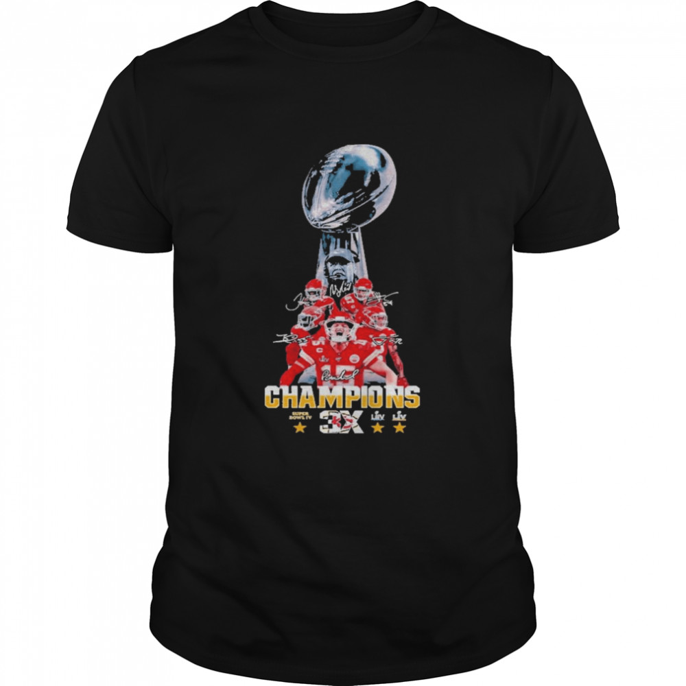 Bowl Cup Champions 3x Kansas City shirt Classic Men's T-shirt