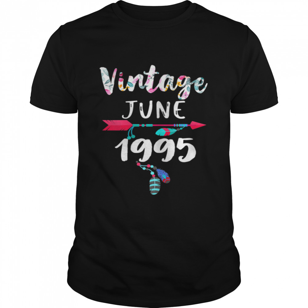 June Girls 1995 26th Birthday 26 Years Old Made in 1995  Classic Men's T-shirt