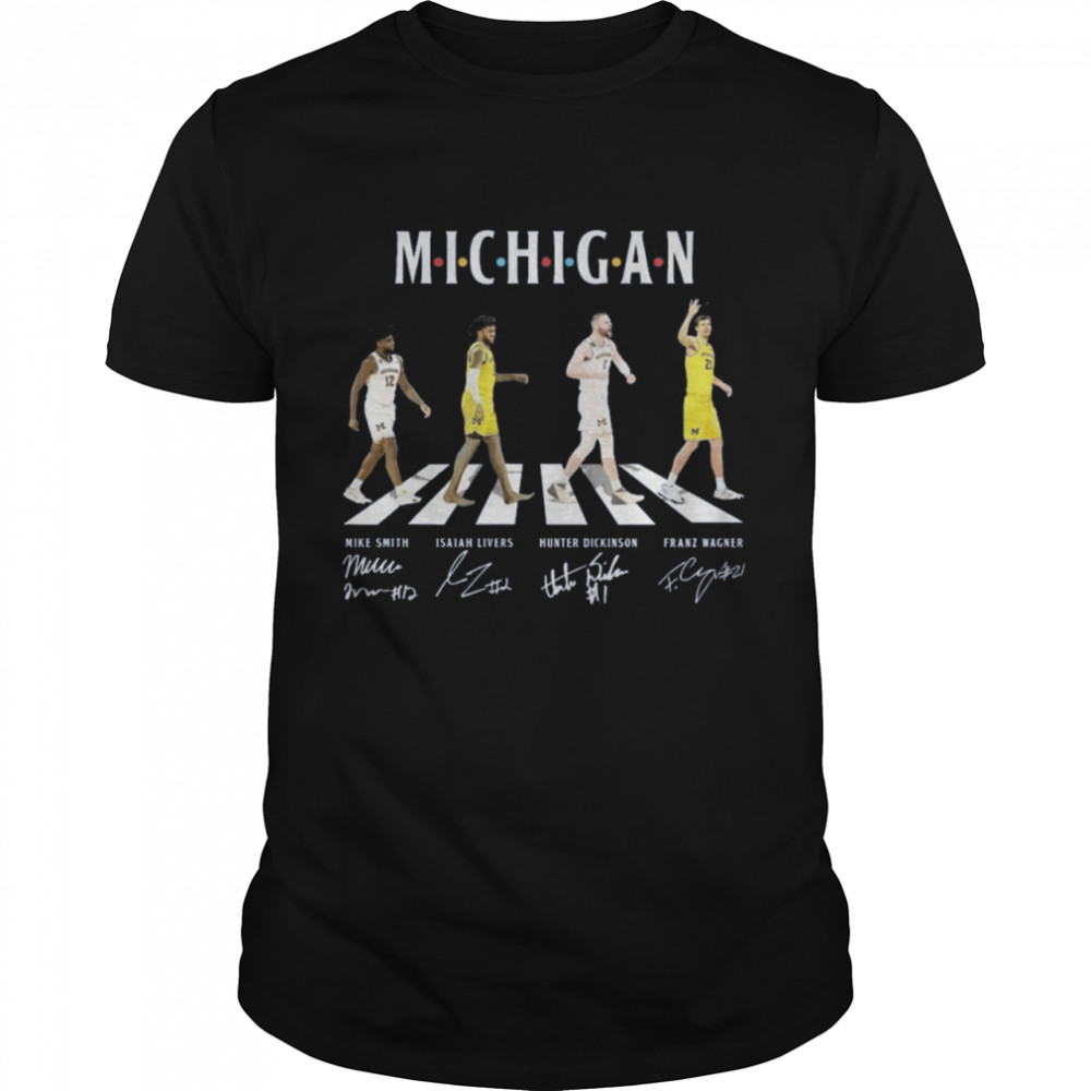 Michigan Football abbey road signatures shirt Classic Men's T-shirt