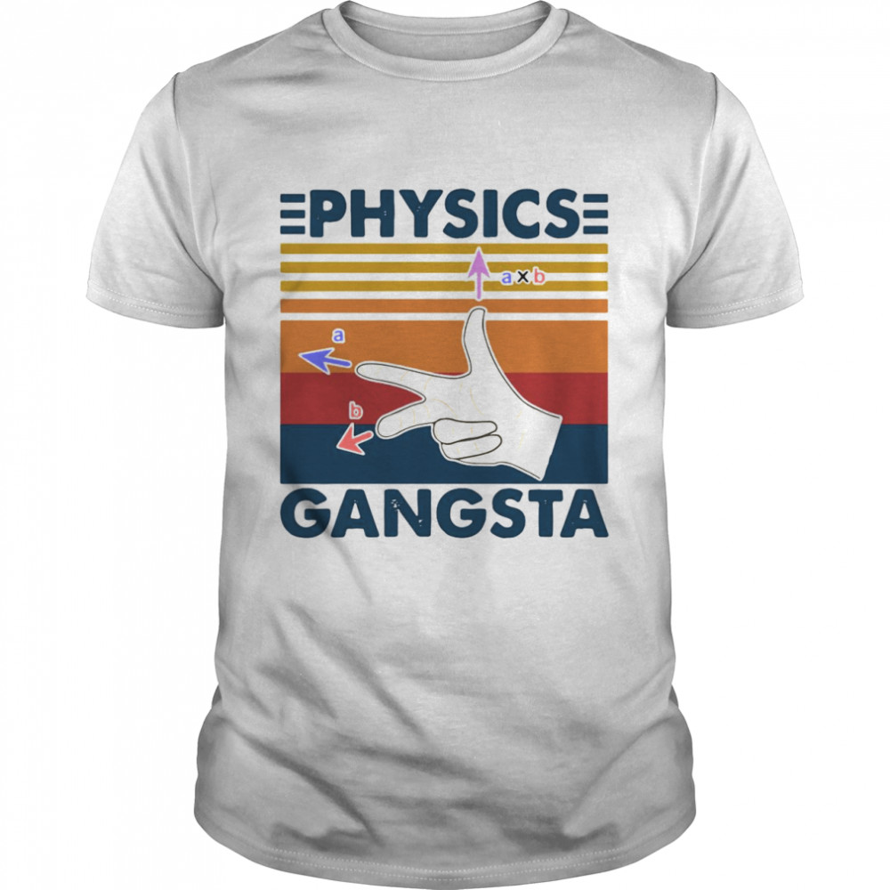 Physics Gangsta Vintage T-shirt Classic Men's T-shirt