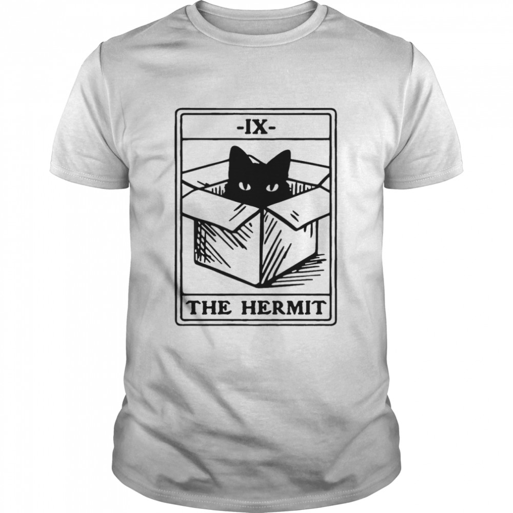 The Hermit’ Cat Tarot Card  Classic Men's T-shirt