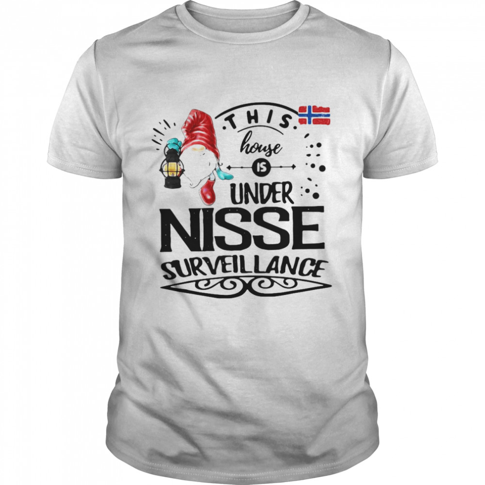 This House Is Under Nisse Surveillance England T-shirt Classic Men's T-shirt